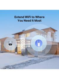 TP-LINK Mercusys ME80X AX3000 Wi Fi 6 Menzil Genişletici